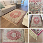 Bellucci 84595 RED: An Exclusive, Thin Burgundy Rug