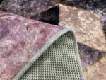 Modern Pink Geometric Rug PRINT 471-802