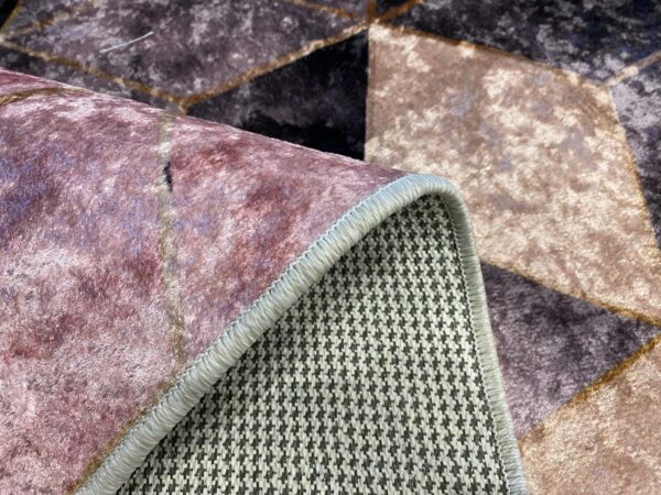 Modern Pink Geometric Rug PRINT 471-802