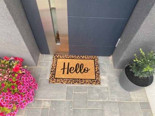 Modern coconut doormat 0887 40x60