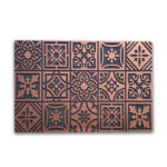 Modna wycieraczka zewnętrzna 40x70 Amur Copper