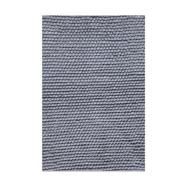 Gruby dwustronny dywanik łazienkowy 60x90 PREMIUM Popiel