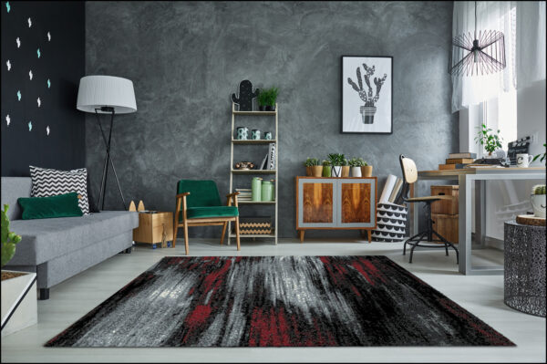 Dywan New Idea przecierany czerwony WS51