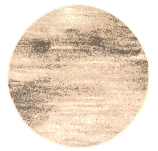 New Idea GG44 Modern Round Shaggy Rug