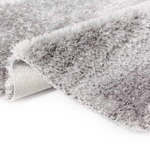 ROMA Shaggy Shiny Rug, Gray