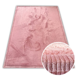 Gruby dywan PUFFY SOFT miękki jak dywan rabbit PINK