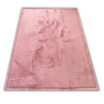 Gruby dywan PUFFY SOFT miękki jak dywan rabbit PINK