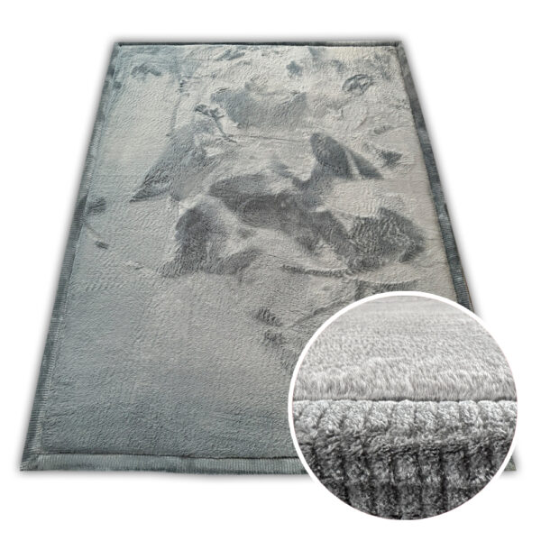Gruby dywan PUFFY SOFT miękki jak dywan rabbit GREY