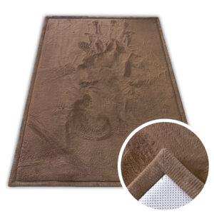 Gruby dywan PUFFY SOFT miękki jak dywan rabbit BROWN