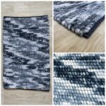 Gruby dwustronny dywanik łazienkowy 60x90 PREMIUM Antracyt Dual