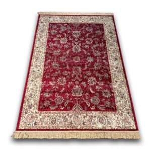 Exclusive thin maroon traditional carpet Bellucci 84593