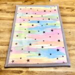 PUFFY SOFT Thick Children's Rug – Soft Like a Rabbit Rug with Rainbow Stars