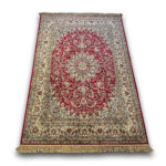 Bellucci 84595 RED: An Exclusive, Thin Burgundy Rug
