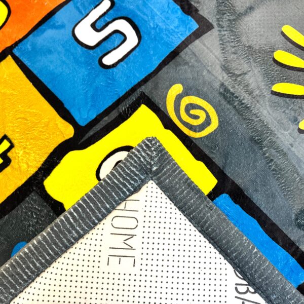 The thick PUFFY SOFT children's rug is as soft as a Rabbit-class rug