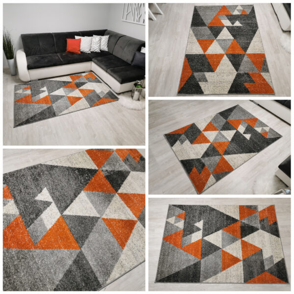 Dywan turecki modny New Gold 772 orange
