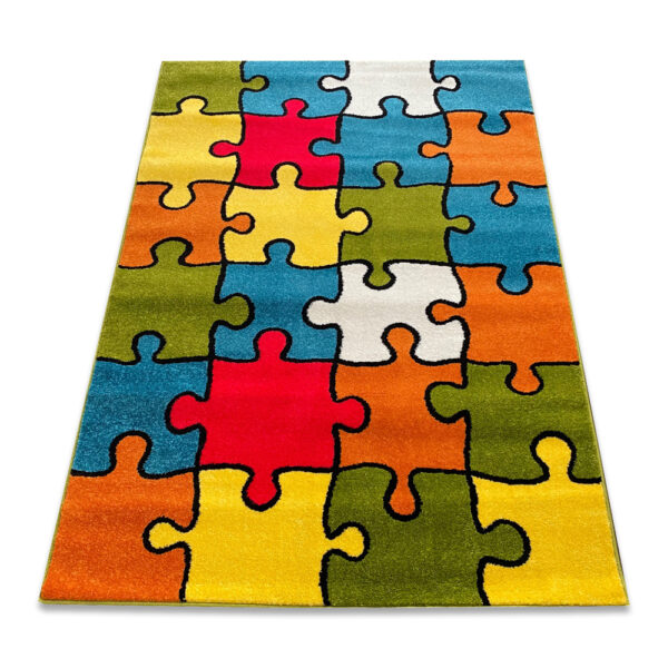 Kolorowy miękki dywan dla dzieci PUZZLE