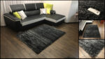 Optimal Black Shaggy Rug