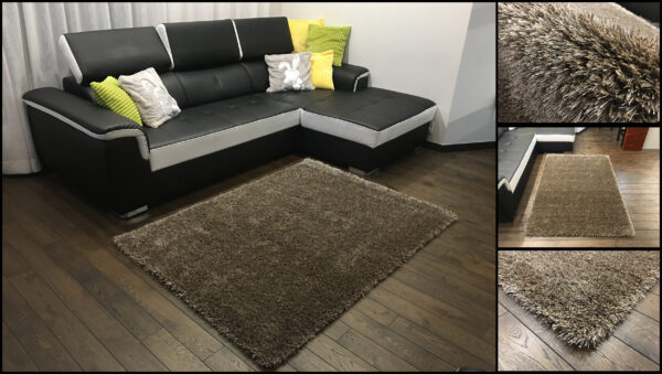 Optimal Mocca Shaggy Rug