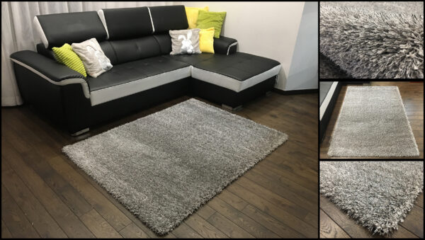 Optimal Gray Shaggy Rug